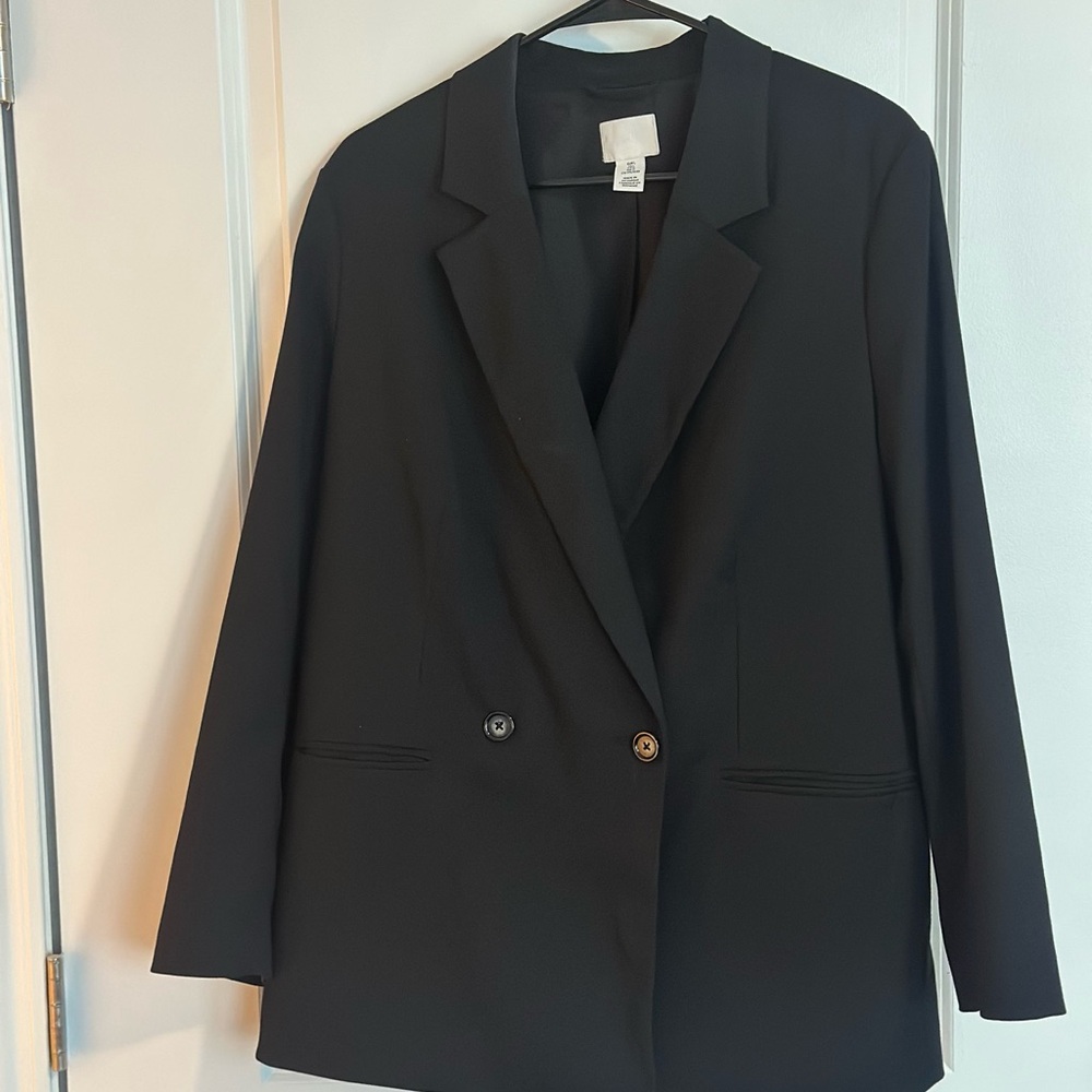 H&M Oversized Black Women's Blazer